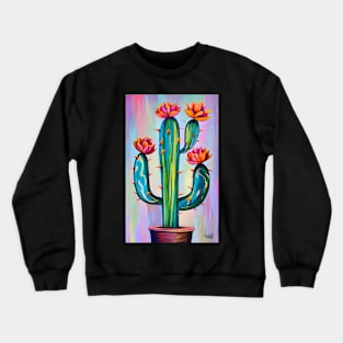 Cactus art Crewneck Sweatshirt